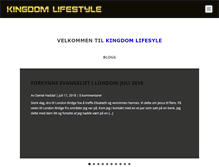 Tablet Screenshot of kingdomlifestyle.org